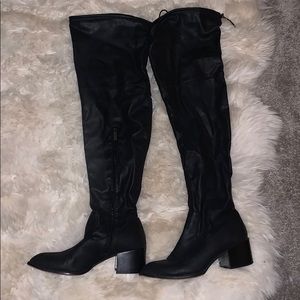BCBG Over the knee boots, suede